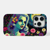 Bloed en Bloemen iPhone Hoesje (Achterkant horizontaal)