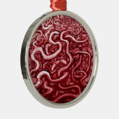Bloed en darmen metalen ornament (Rechts)