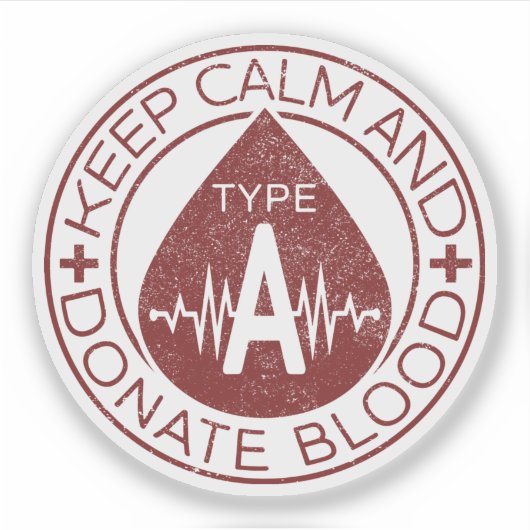 Bloed- en lymfestelsel- aandoeningen sticker (Voorkant)