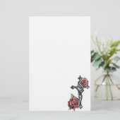 Bloed en Rozen Briefpapier (Staand voorkant)