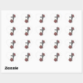 Bloed en Rozen Hart Sticker (Vel)