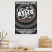 Bloed- en sokpapuppetten poster (Keuken)