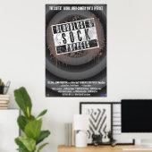 Bloed- en sokpapuppetten poster (Thuiskantoor)