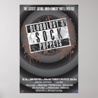 Bloed- en sokpapuppetten poster
