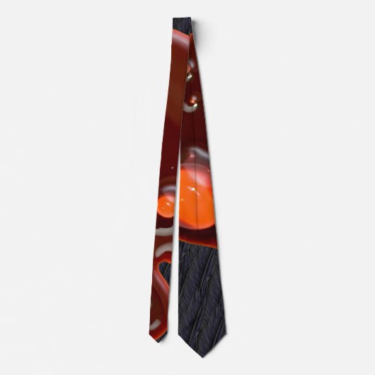 bloed en zwarte veren stropdas (Achterkant)