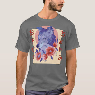 Bloed esthetisch Japans FoxT-Shirt T-shirt