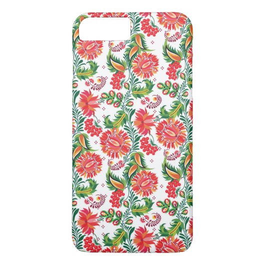 Bloed flespatroon bloem Case-Mate iPhone case (Achterkant)
