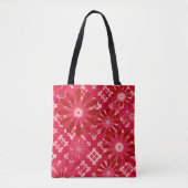Bloed, floreel, gif, rood, rood, rustig tote bag (Voorkant)