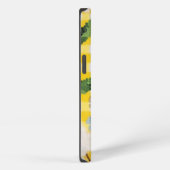 Bloed fluitpatroon op gingham iPhone hoesje (Rechterkant)
