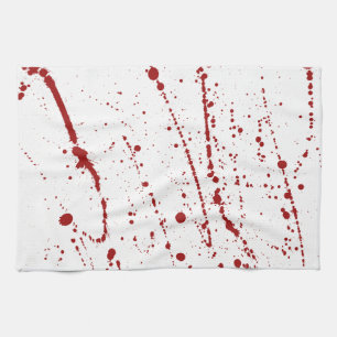 Bloed, Halloween Bloody Sined Splatter Theedoek