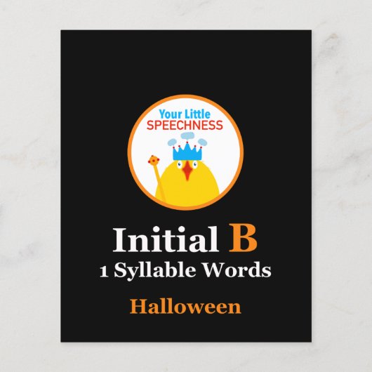 BLOED Halloween Flashcard (Achterkant)