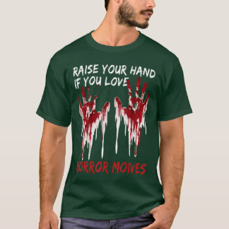 Bloed Hand Halloween Horroream Griezelfilms Kostuu T-shirt