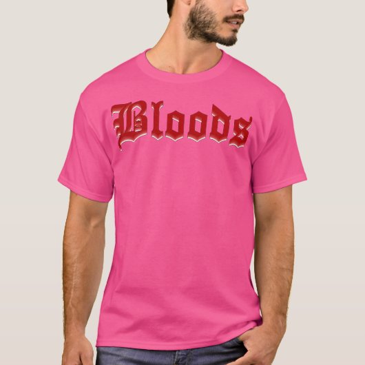 Bloed hip hop gear t-shirt (Voorkant)