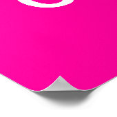 Bloed houden kalk en aanmelden poster (Hoek)