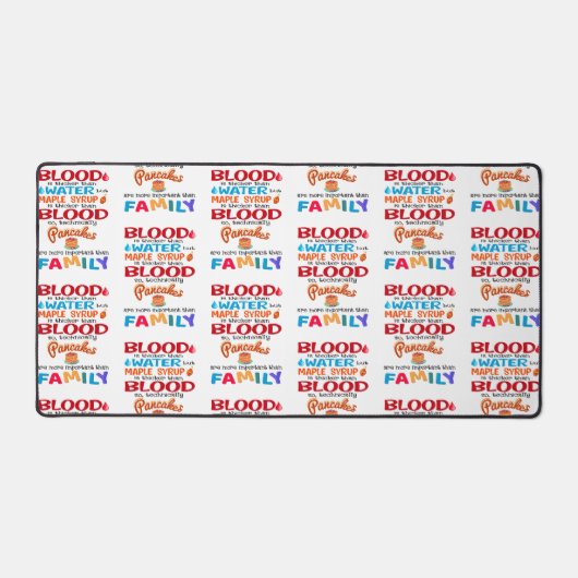 Bloed is dikker dan water maar mazelen bureaumat (Voorkant)