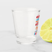 Bloed is dikker dan water maar mazelen shot glas (Links)