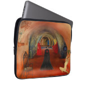 Bloed is leven laptop sleeve (Voorkant Rechts)