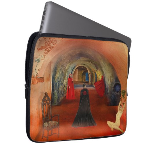 Bloed is leven laptop sleeve (Voorkant Rechts)