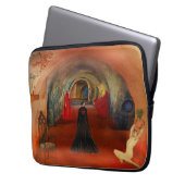 Bloed is leven laptop sleeve (Voorkant Links)