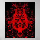 Bloed King Mask of Horror Poster (Voorkant)