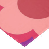 Bloed kleurenpatroon Hippie Flower Tafelkleed (Gekanteld)