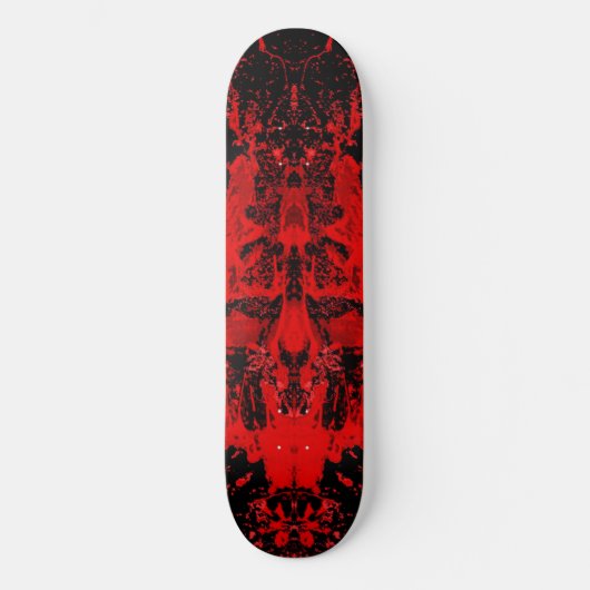 Bloed Koning Masker van Horror Skateboard (Voorkant)