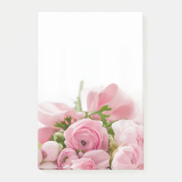 Bloed liefdesroze rozen Romantic Post merkt op Post-it® Notes