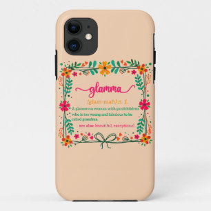 Bloed Lijst Glamma Grandma Grandmoeder Definition Case-Mate iPhone Case