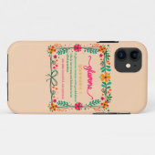 Bloed Lijst Glamma Grandma Grandmoeder Definition Case-Mate iPhone Case (Achterkant (horizontaal))