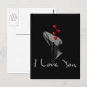 Bloed Lily Briefkaart (Voorkant / Achterkant)