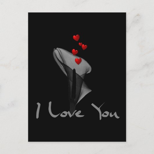 Bloed Lily Briefkaart (Voorkant)