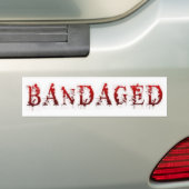 Bloed Logo bumper Bumpersticker (Op auto)