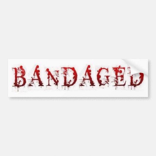 Bloed Logo bumper Bumpersticker (Voorkant)