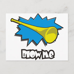 Bloed ME (vuvuzela) Briefkaart
