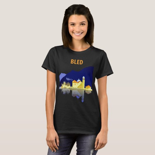Bloed, meer reflecties t-shirt (Voorkant volledig)
