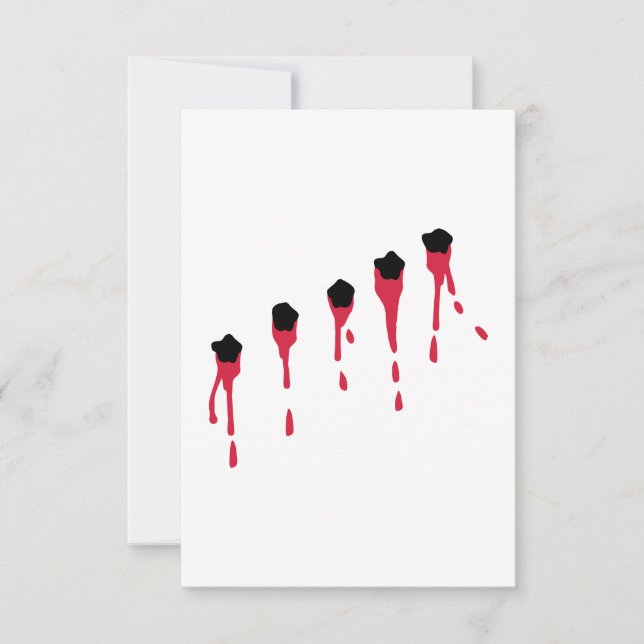 Bloed met kogelgaten (Voorkant)