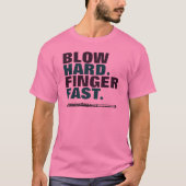 Bloed met vaste vinger t-shirt (Voorkant)