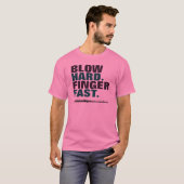 Bloed met vaste vinger t-shirt (Voorkant volledig)