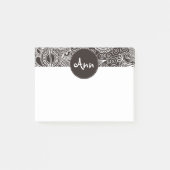 Bloed Oerwoud zwart Post-it® Notes (Voorkant)