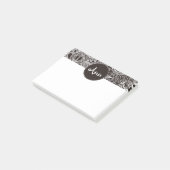 Bloed Oerwoud zwart Post-it® Notes (Schuin)