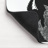 Bloed op de maan | Grimalkin Muismat (Hoek)