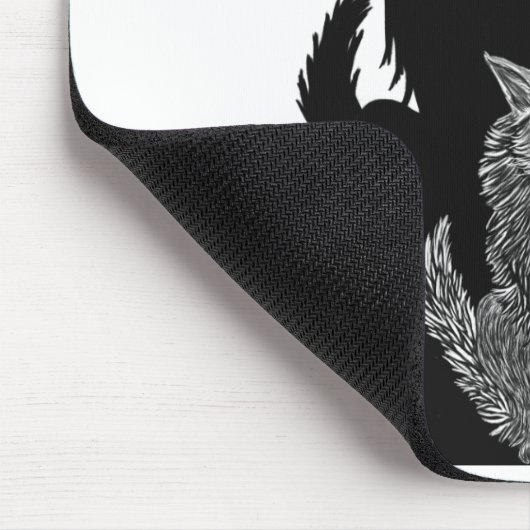 Bloed op de maan | Grimalkin Muismat (Hoek)