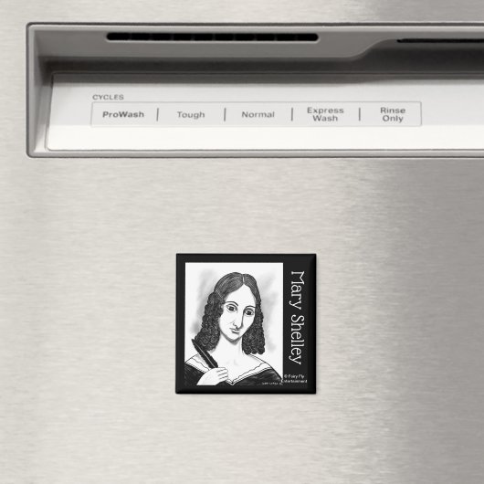 Bloed op de maan | Mary Shelley Magneet (Insitu (Vaatwasser))