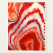 Bloed Oranje agaat. Planner (Achterkant)