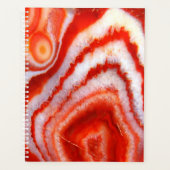 Bloed Oranje agaat. Planner (Voorkant)