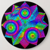 Bloed paradijs ronde button 6,0 cm (Voorkant)