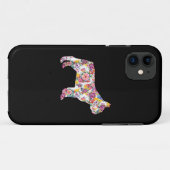 Bloed Pattern Frenchie French Bulldogs Lover Gift Case-Mate iPhone Case (Achterkant (horizontaal))