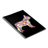 Bloed Pattern Frenchie French Bulldogs Lover Gift Notitieboek (Rechterzijde)