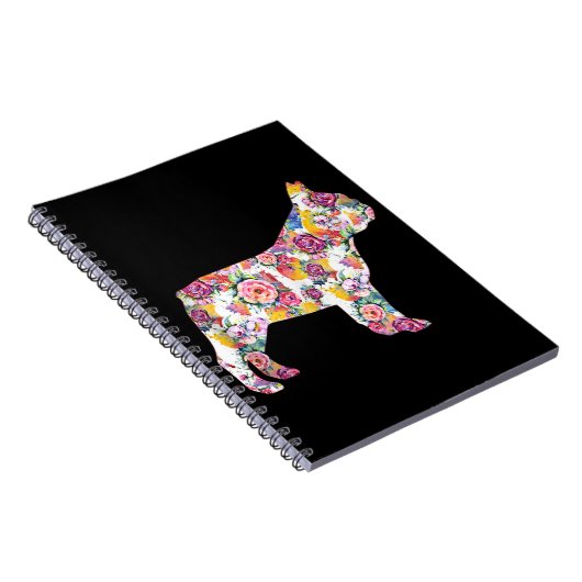Bloed Pattern Frenchie French Bulldogs Lover Gift Notitieboek (Rechterzijde)