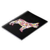 Bloed Pattern Frenchie French Bulldogs Lover Gift Notitieboek (Linkerzijde)